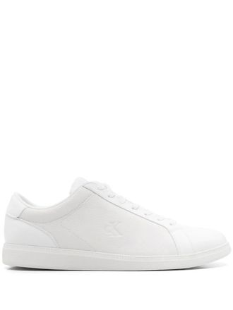 Calvin Klein Jeans logo-debossed sneakers - White