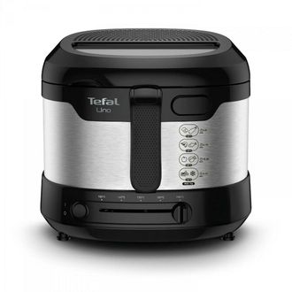 T-fal Uno Ff215d Freidora Negro Acero Inoxidable 1600w