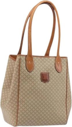 Celine Pre-owned Vintage Tote Bag - Dames - Vintage Shopper - Beige - ONE Size - Leer - Vintage