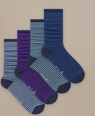 BAM Mens Everyday Classic Socks - 4 Pack - UK Size 12-14