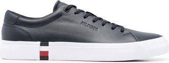 Tommy Hilfiger low-top lace-up sneakers - men - Fabric/Calf Leather/Rubber - 45 - Blue