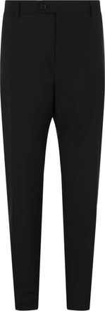 Ferragamo Womens Straight Leg Trousers In Black