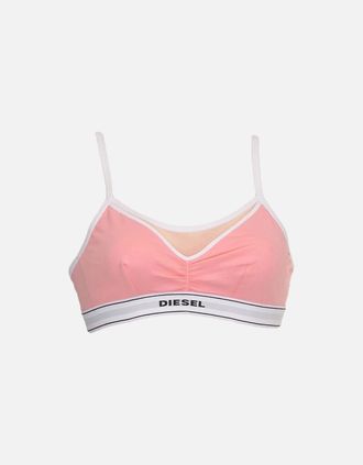 Diesel Womens LAVY Cotton Bralette, Pink - Size: 10/8