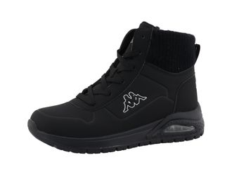 Kappa Sneakerboots KAPPA Caroline, Damen, Gr. 36, schwarz, Synthetik, Schuhe Sneakerboots, Winterschuhe, Schn&uuml;rboots, Sneaker, gef&uuml;ttert