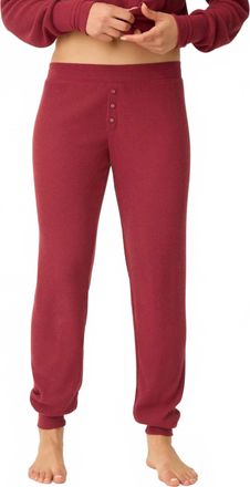 PJ Salvage Jam Textured Essentials Pant In Port