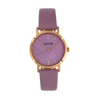Sophie & Freda Sophie en Freda Budapest horloge met leren band