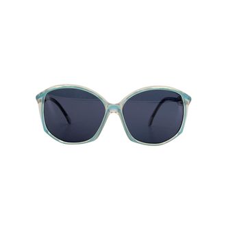 Saint Laurent Pre-owned Womens Vintage Plastic Sunglasses - Blue - One Size