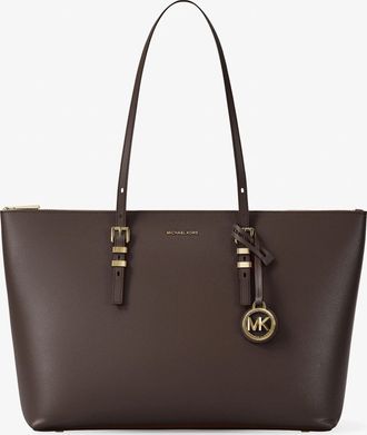 Michael Kors Quinn Large Pebbled Leather Tote Bag