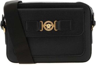 Versace Black Medusa-Plaque Crossbody bag