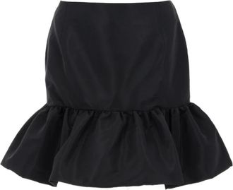 Nina Ricci Mini Peplum Rok - Dames - Korte rokken - Zwart - S - Rokken