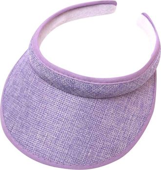 Generic Sun Visors for Women Men, Wide Brim UV Protection Sport Visor Cap Sunhats Adjustable Ponytail Baseball Hat for Golf Cycling Fishing Tennis Volleyball 