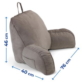 Maximex Maximex - 81570500 Cuscino Per Schienale Con Braccioli, Grigio/bianco