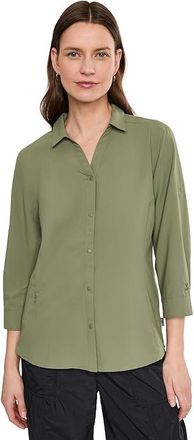 Royal Robbins Expedition Pro 3/4 Sleeve Womens Clothing Fiddlehead : LG, Polyester