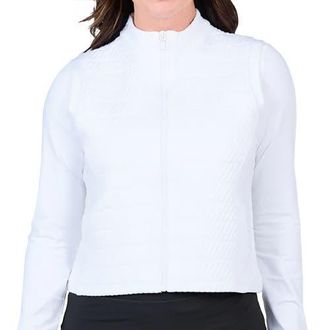 Sofibella Staples Womens Golf Vest in White at Nordstrom, Size X-Small