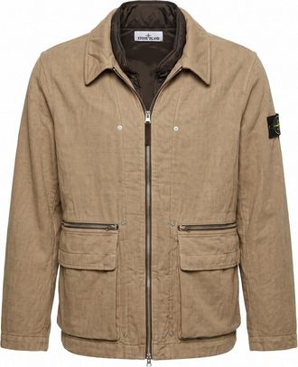 Stone Island Diagonal Cotton Wool Field Jacket