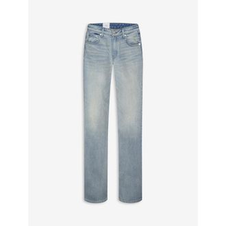 Rhude Womens Light Indigo Flare Jeans, Size 24