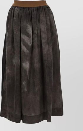 Uma Wang gillian skirt ankle length gathered detail