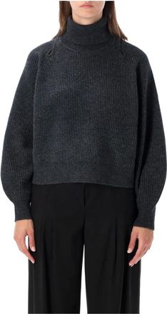 Sessun Yinga Cut Out Crewneck - Dames - Coltruien - Grijs - S - Truien & Vesten