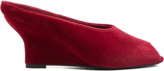 Toteme 90 mm sandalen met open neus - Rood