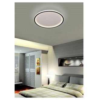 Trade Shop Trade Shop Traesio - Trade Shop - Plafoniera A Led Moderna Da Soffitto Tonda 43watt Luce Fredda Naturale Calda C13