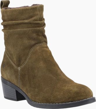 Hush Puppies Womens Iris Womens Boots - Green - Size: 3