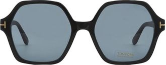 Tom Ford Eyewear oversize-frame sunglasses - Black