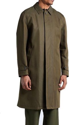 Herno Mens Bicolor Cotton Coat Clothing