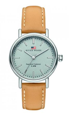 River Woods Oswego WoMens Brown Watch RW340013 Leather - One Size