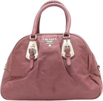 Prada Pre-owned Handbags, female, Red, Size: ONE SIZE Pre-owned Vintage Tote Bag
