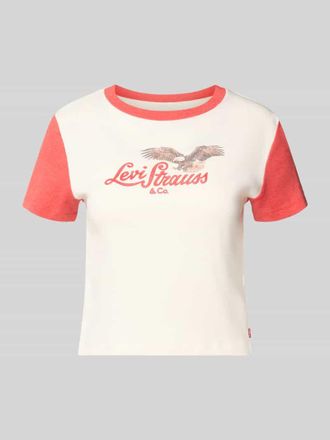 Levi's Slim Fit T-Shirt aus reiner Baumwolle in Weiss, Gr&ouml;&szlig;e XS