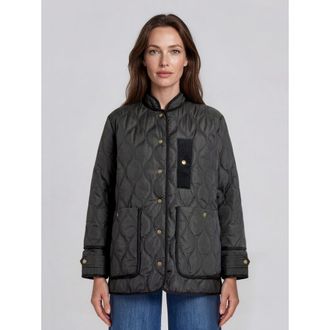 Masai Long Sleeve Padded High Neck Coat in Black at Nordstrom, Size X-Large