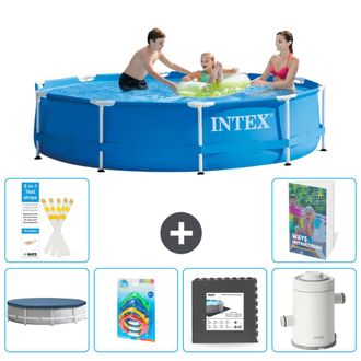 Intex Piscina Con Estructura Redonda - 305x76 Cm - 7-piezas S143