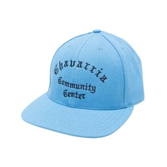 Willy Chavarria Geborduurd Logo Pet - Heren - Petten - Blauw - ONE Size - Polyester - Accessoires