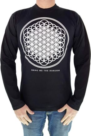 Bring Me The Horizon Unisex Sempiternal Long Sleeve Black T-Shirt, Medium
