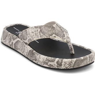 Mia Pamelia Wedge Sandal in Beige Multi at Nordstrom, Size 9