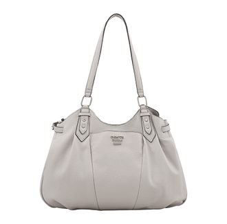 Dents Womens Eloris Leather Shoulder Bag - Grey