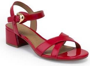 Aerosoles Cinzia Block Heel Sandal in Rich Red at Nordstrom Rack, Size 7.5