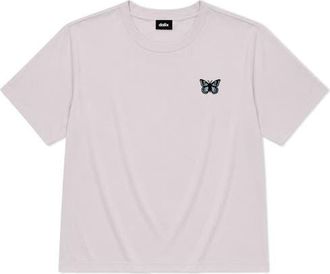 Dalix Butterfly Relaxed Midweight Jersey Tee in Orchid at Nordstrom, Size Xx-Large
