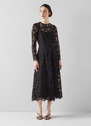 L.k. Bennett Womens Lola Dress, Black - Size 6 UK