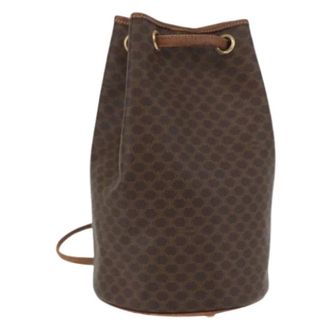 Celine Bolso de cubo de pl&aacute;stico Pre-owned - Pre-owned - Mujer - Marr&oacute;n - ONE SIZE