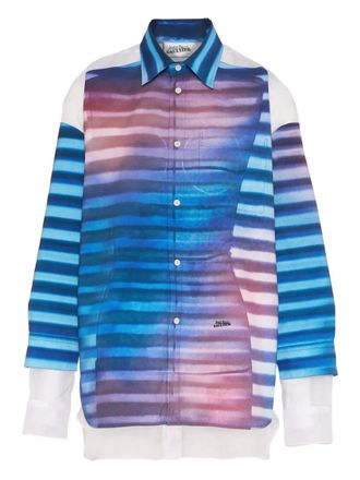 Jean Paul Gaultier Petit-Grand Air printed shirt - Blue