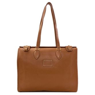 Herm&egrave;s Gold Courchevel Leather Tote Bag (Pre-Owned)