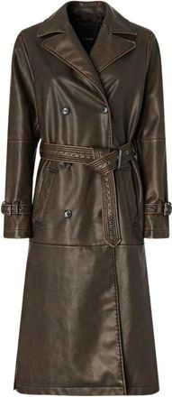 Pinko Trench Tamerice - - Coats - Donna - Marrone - L