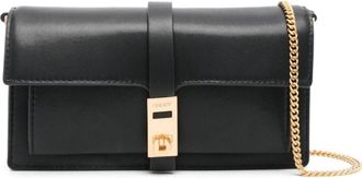 DKNY Zwarte Clutch Tas voor Vrouwen - Dames - Clutches - Zwart - ONE Size - Leer - Tassen