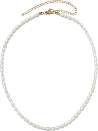Adornia Freshwater Pearl Necklace in White at Nordstrom Rack