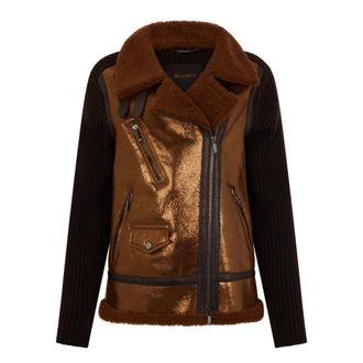 Moorer Mujer, Chaquetas, Marr&oacute;n, Talla: L