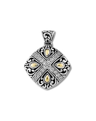 Samuel B. Silver 0.80 Ct. Tw. White Topaz Simbolon Pendant
