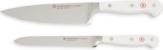 W&uuml;sthof Classic 2-Piece Knife Set in White at Nordstrom