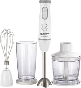 OEM Gorenje Hbc564qw 560 W Licuadora Batidora De Mano Velocidad Variable Picadora Blanca