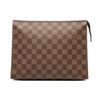 Louis Vuitton Pre-owned Clutches, female, Brown, Size: ONE SIZE Pre-owned Flat Pouch